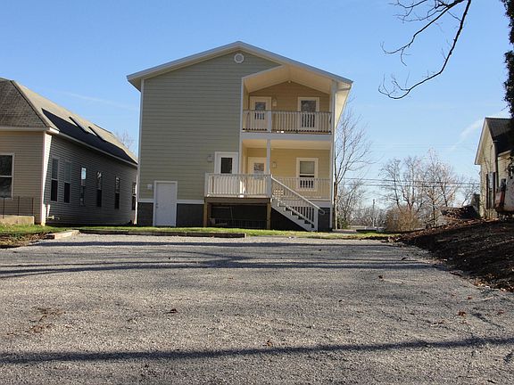 Parking and back of building
