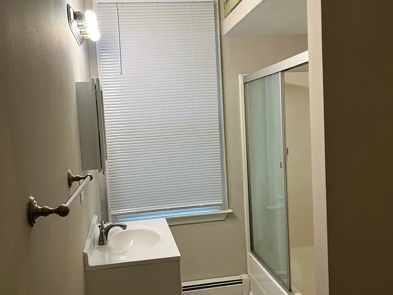 Bathroom with extra storage space