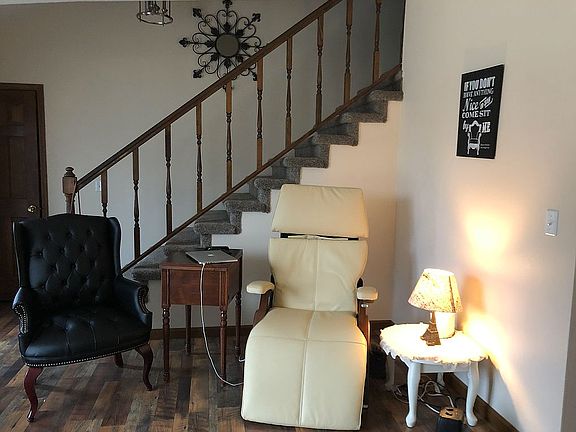 Staircase by front entry