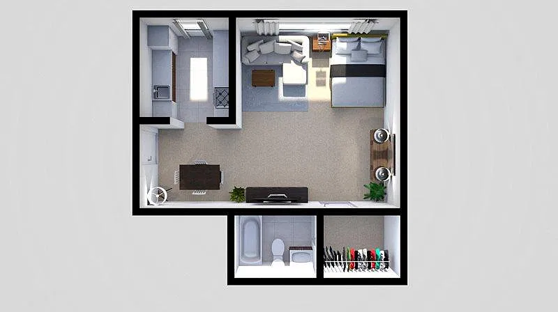 Floor plan Studio