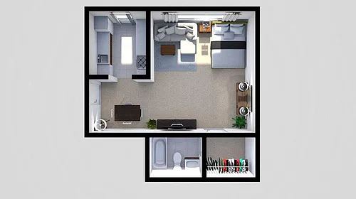 Floor plan Studio