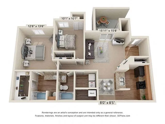 Floor plan THE CHELSEA II LOWER