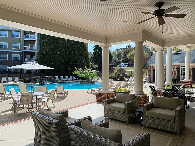 The Covered Resident Gathering Area