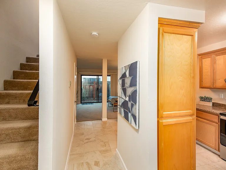 2 Bed / 1.5 Bath - Staged Hallway / Entry Area