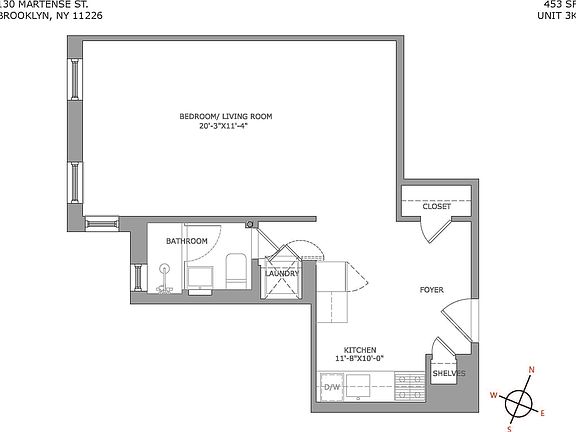 2nd image of 130 Martense St APT 3K
