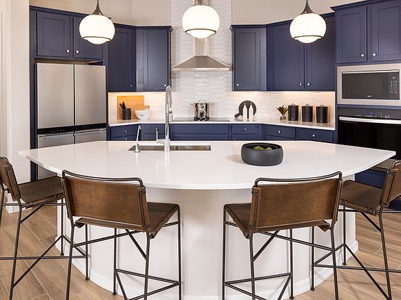 Kitchen island with additional seating