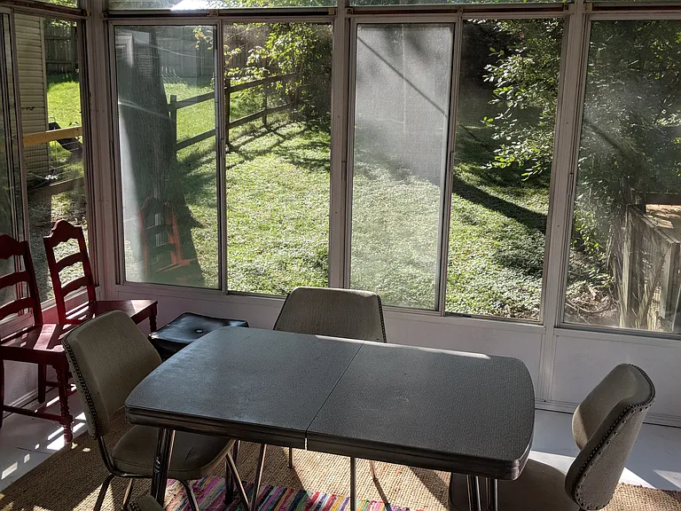 Sunroom.