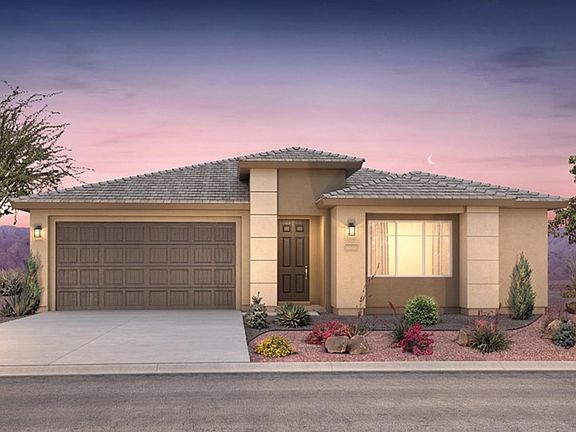 The Stella elevation C has the sleek modern look for your home. Contemporary modern slabs and a lowe