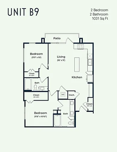 Floor plan B9