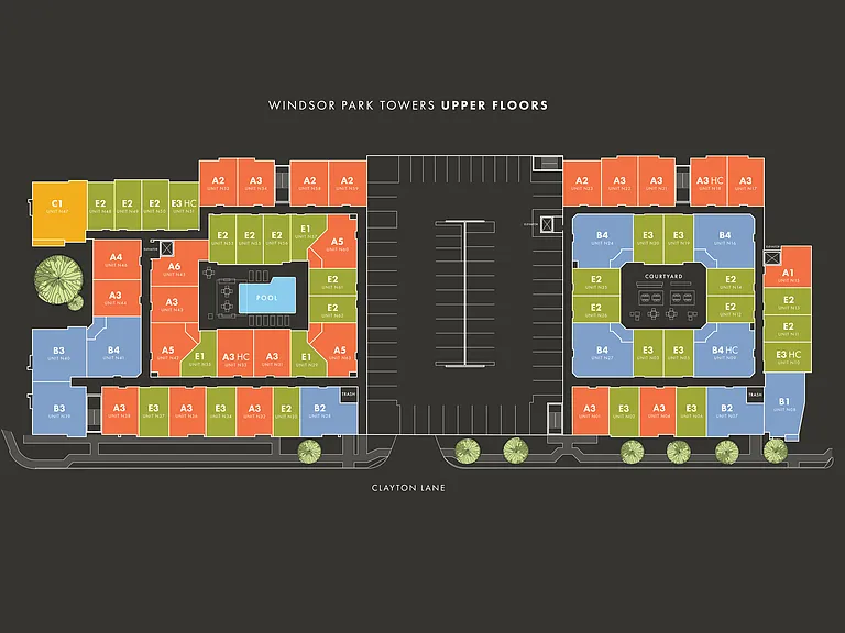 Upper Floors Site Plan