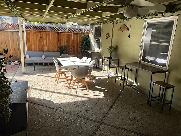 Covered patio
