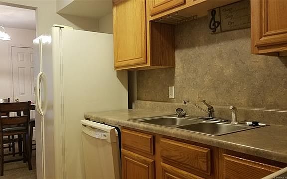 Kitchen looking out to Dining Room