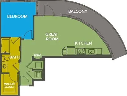 A4: 1bed 1bath A4: 1bed 1bath