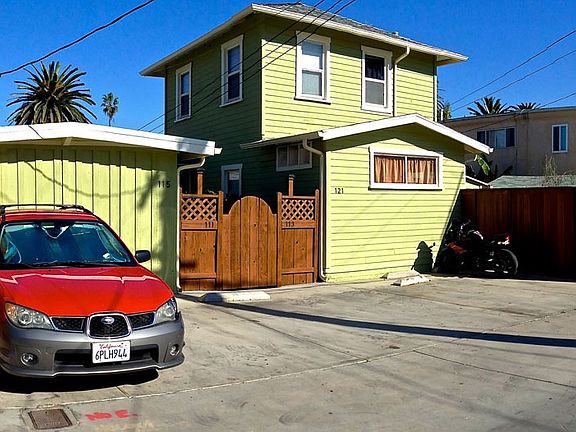 Parking is off street in the alley
