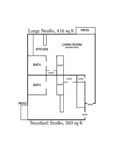 Floor plan Studio