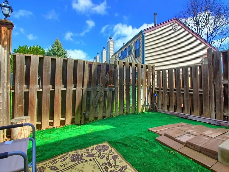 This patio is great for relaxing, gardening, and entertaining.