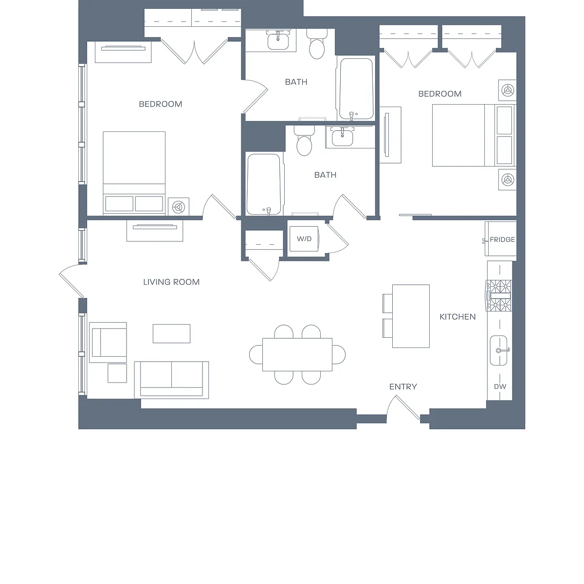 Floor plan B6