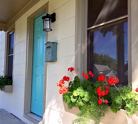 Window boxes add charm