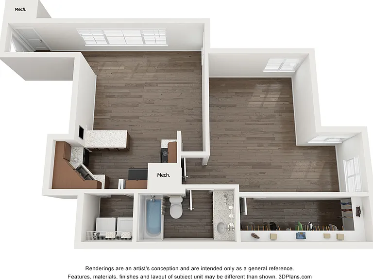 A2UF 1 Bedroom A2UF 1 Bedroom