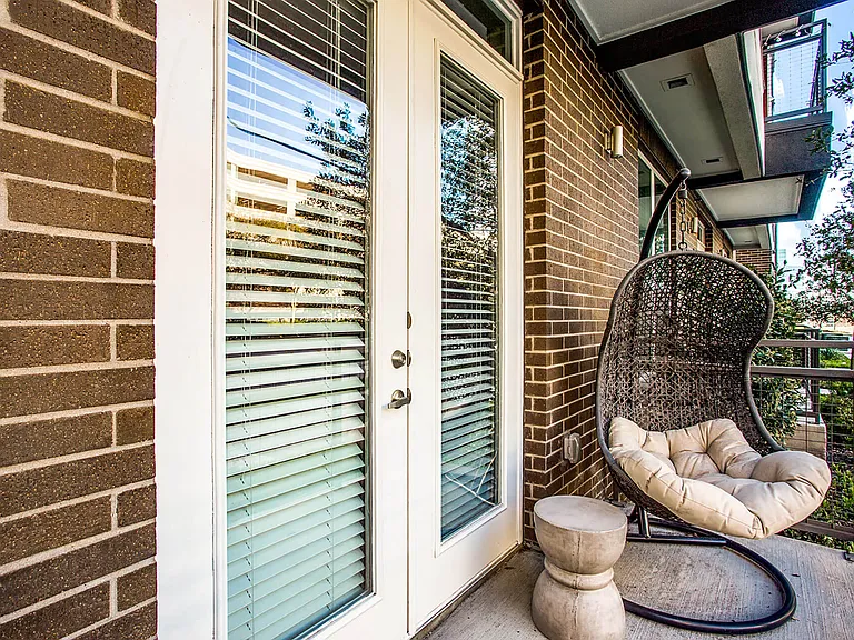 Select homes feature private balconies