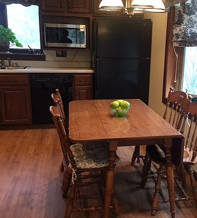 New floor and new dishwasher