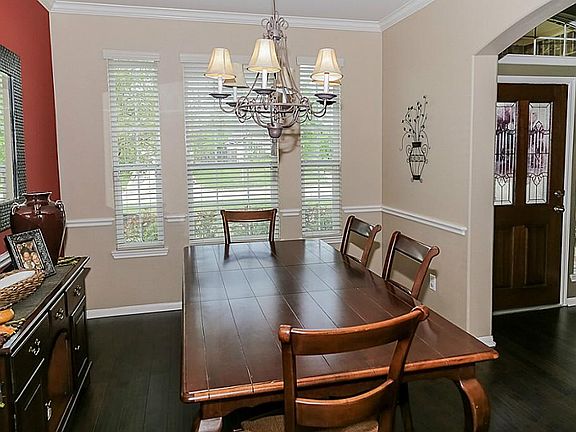 Dining room with natural light