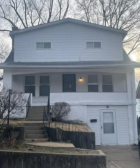 This is 3814 Avondale Ave. The front porch covers the length of the house. The railings were recently replaced and repaired. The driveway can accommodate two vehicles. This space can not be used to store vehicles not in service.