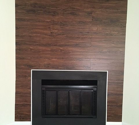 Wood Burning Fireplace custom surround