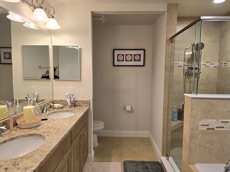 Master bath is ensuite.