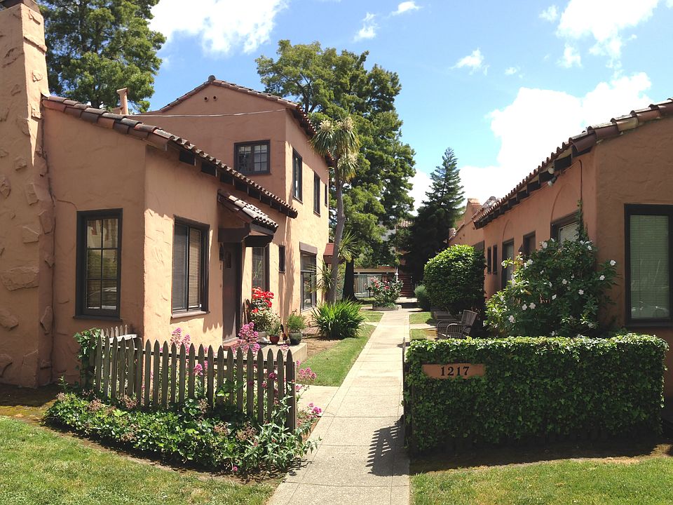 front of property
