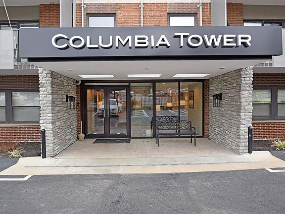 Entrance to secure building.