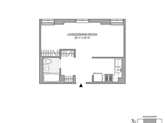 2nd image of 444 W 35th St #8E