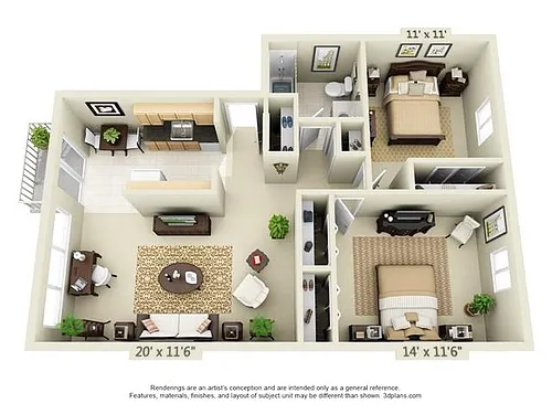 Floor plan The Garden