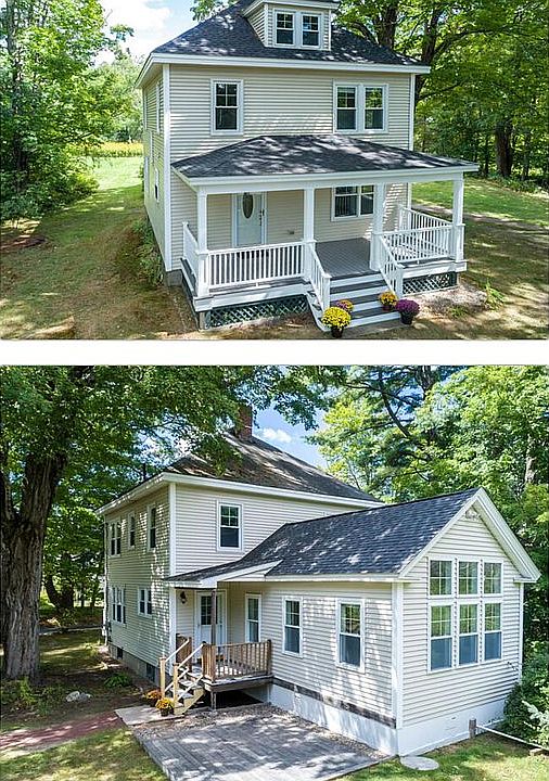 Exterior front and back