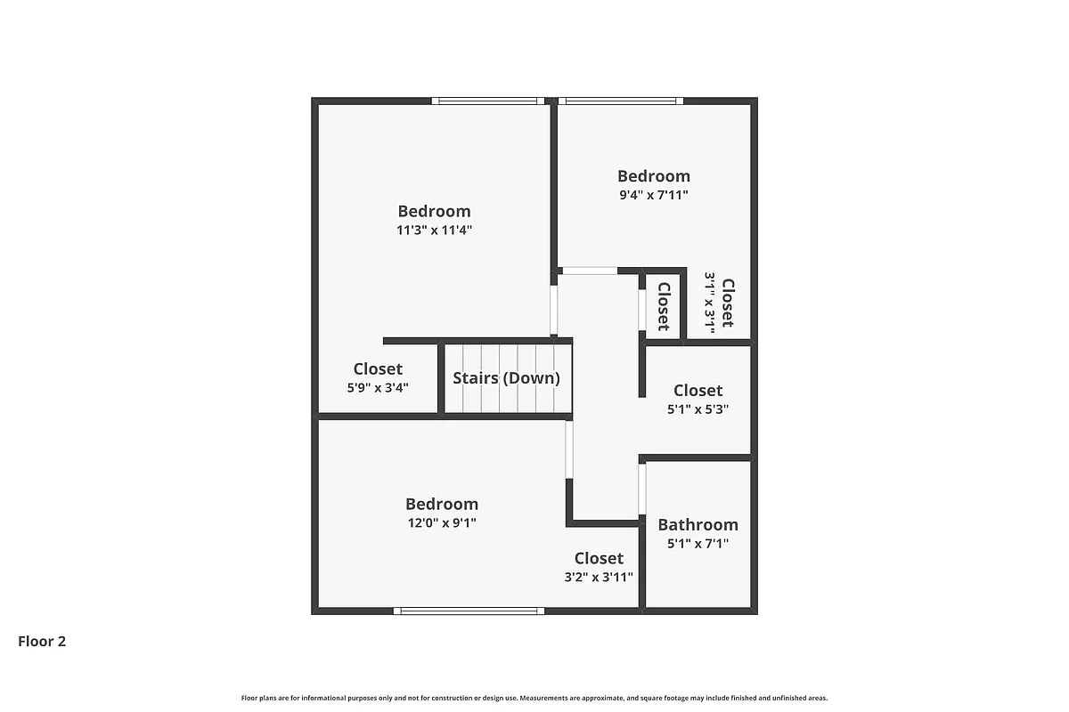 Floor plan 1 Bed 1 Bath