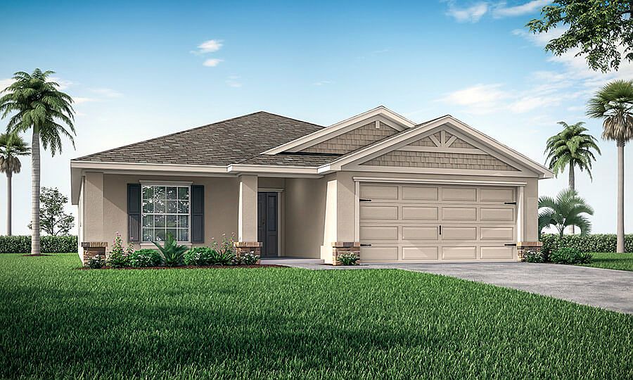 Brand new, 4-bedroom home for sale in Belleview, FL with water views