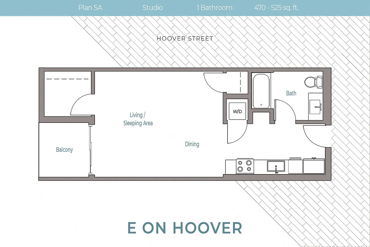 Floor plan Studio