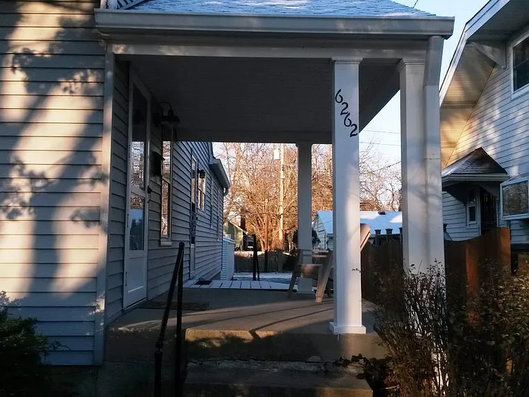 Front of home.