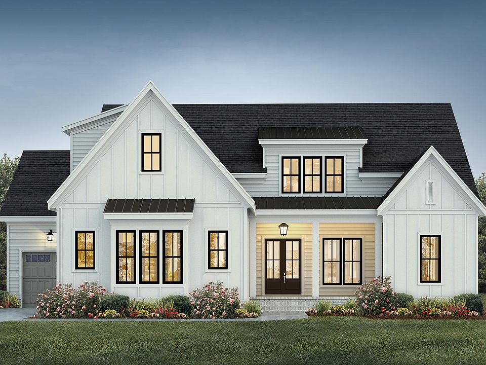 Brighton Modern Farmhouse Plan, Bronze Leaf at Croasdaile Farm, Durham