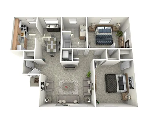 Floor plan B1-60
