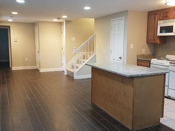 Main living area and kitchen