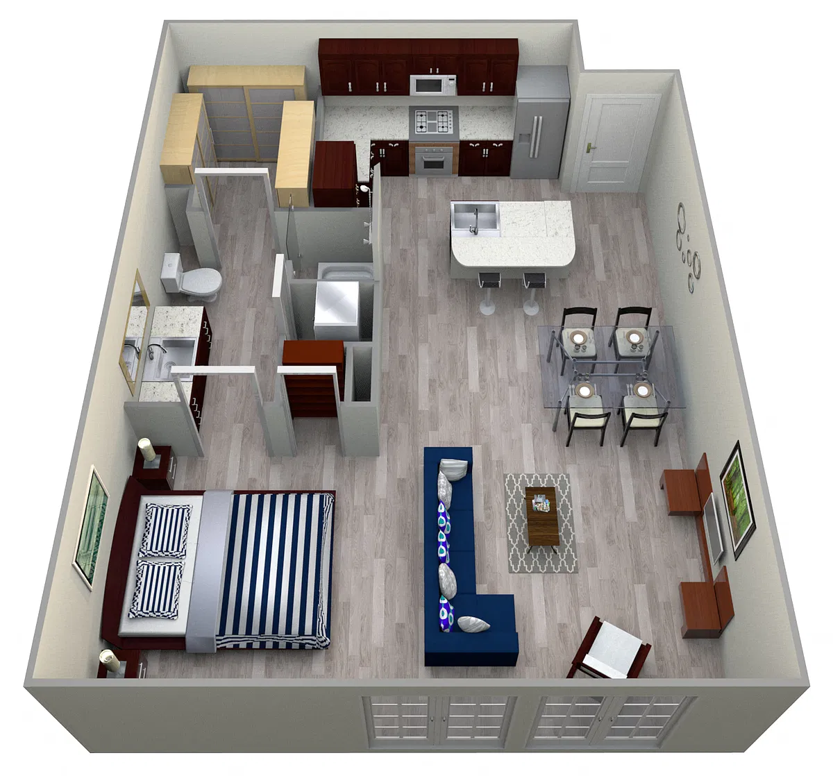 Floor plan 3A2 LOFTS