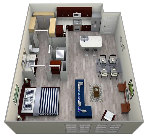Floor plan 3A2 LOFTS