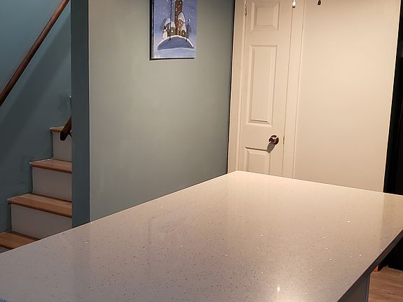 Kitchen Island and storage room