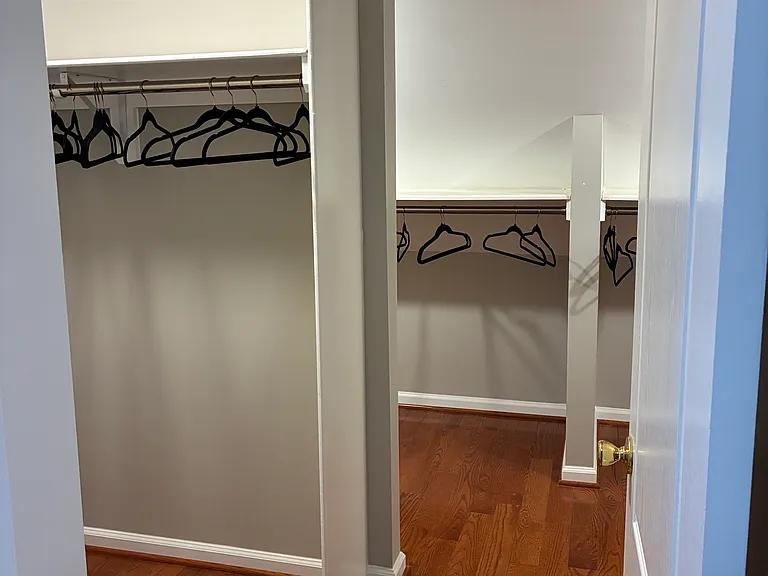 Bedroom 1 right wall closet.