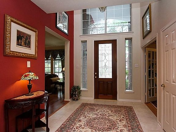 Foyer/Entry with high ceilings and lots of windows with sooo much light...