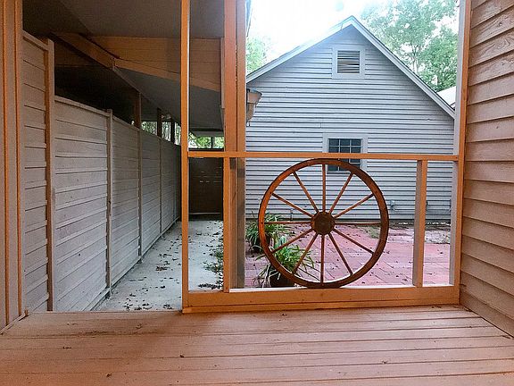 Back Porch and patio