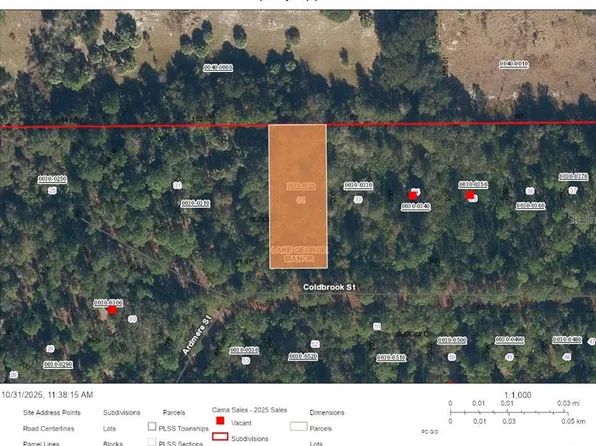 120 Coldbrook St Lot 32, Georgetown, FL 32139