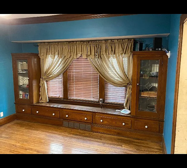 all window treatments and blinds included