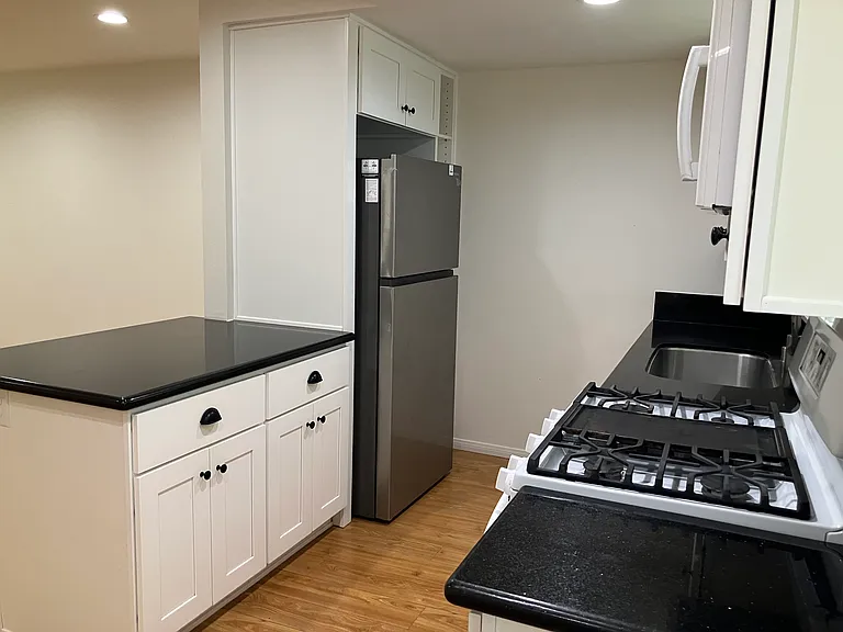 Pull out cabinets under the bar-counter.